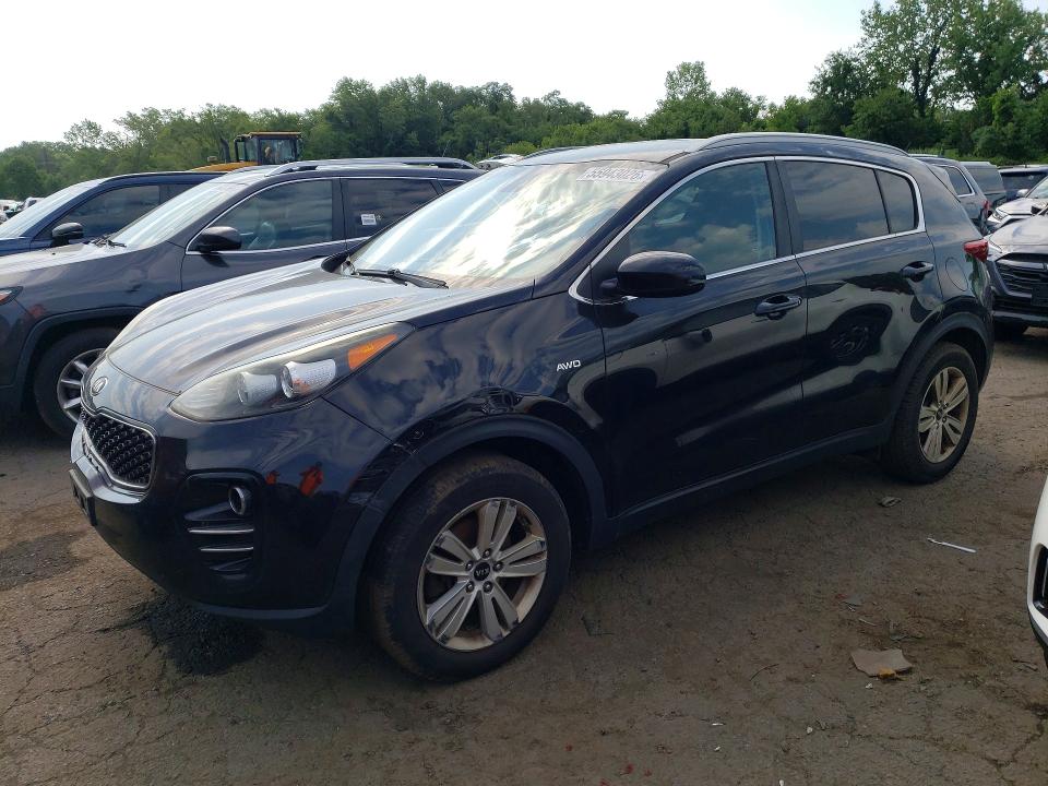 2017 Kia Sportage VIN KNDPMCAC0H7085938 COPART salvage auction — FRONT END, CT - CERT OF TITLE-SALVAGE, sold $2,200 on 2026-07-17 (photo 1)