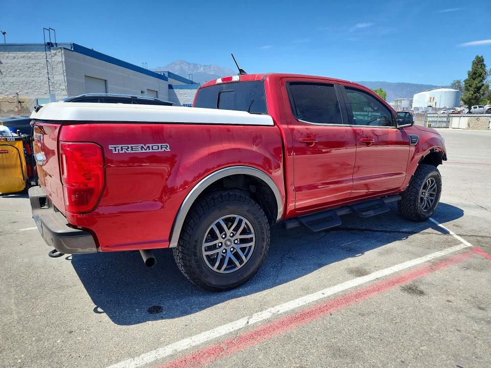 2021 Ford Ranger VIN 1FTER4FH7MLE05681 COPART salvage auction — FRONT END, CA - SALVAGE CERTIFICATE, sold $12,500 on 2026-08-25 (photo 3)
