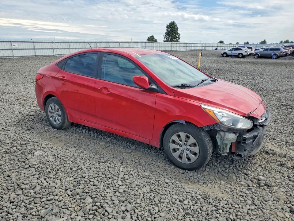 2017 Hyundai Accent VIN KMHCT4AE1HU338299 COPART salvage auction — FRONT END, Bs - Salvage Title, sold $1,150 on 2026-07-22 (photo 4)