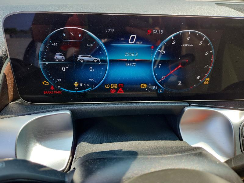 2023 Mercedes-benz Glb-class VIN W1N4M4HB0PW293269 COPART salvage auction — FRONT END, Oh - Cert Of Title-Salvage, sold $175 on 2026-07-27 (photo 9)