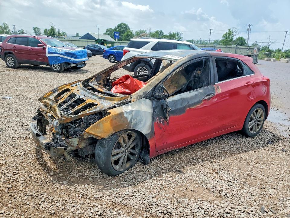 2016 Hyundai Elantra VIN KMHD35LH6GU265009 COPART salvage auction — BURN, Ny - Mv-907A Salvage Certificate, sold $350 on 2026-07-20 (photo 1)