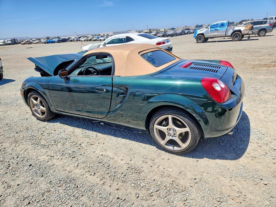 2003 Toyota Mr2 VIN JTDFR320030064378 COPART salvage auction — FRONT END, Fl - Cert Of Title Slvg Rebuildable, sold $750 on 2026-07-31 (photo 2)