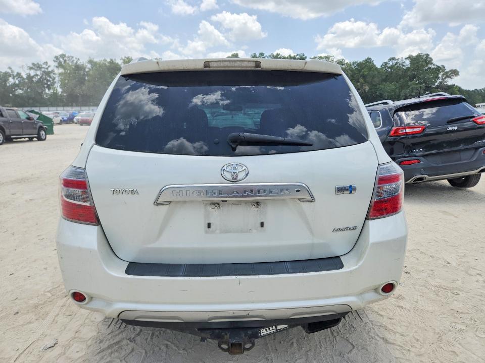 2008 Toyota Highlander VIN JTEEW44AX82017351 COPART salvage auction — WATER/FLOOD, Fl - Certificate Of Title, sold $1,850 on 2026-07-14 (photo 6)