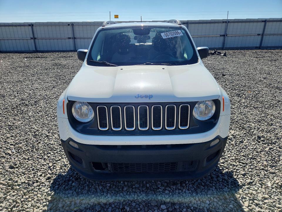2017 Jeep Renegade VIN ZACCJBAB9HPE89140 COPART salvage auction — REAR END, NV - SALVAGE TITLE, sold $1,200 on 2026-08-13 (photo 5)