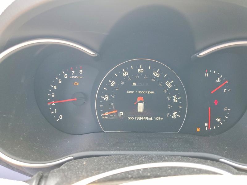 2015 Kia Sorento VIN 5XYKU4A72FG587790 COPART salvage auction — MECHANICAL, Ca - Dis/Dlr/Exp Only Clean Title, sold $100 on 2026-07-28 (photo 9)