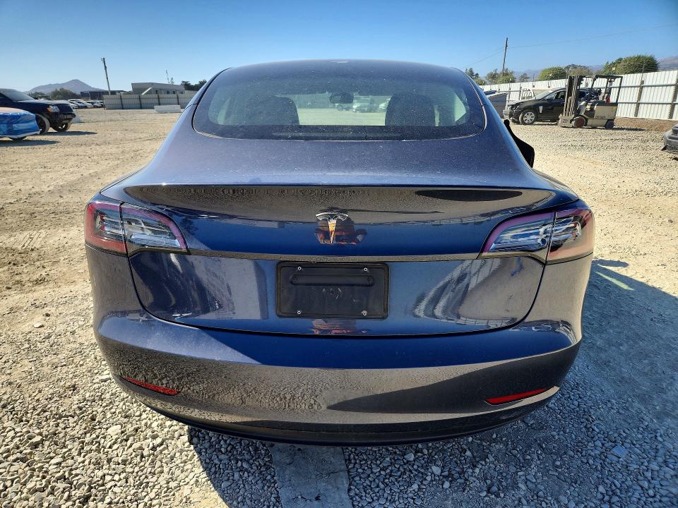 2023 Tesla Model 3 VIN 5YJ3E1EA6PF417513 COPART salvage auction — SIDE, Ca - Salvage Certificate, sold $6,900 on 2026-07-14 (photo 6)