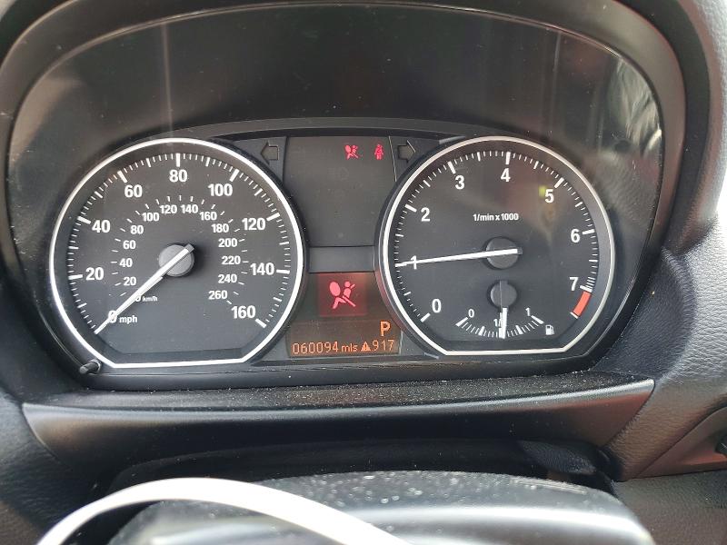 2012 BMW 1er VIN WBAUL7C5XCVM82750 COPART salvage auction — FRONT END, Tx - Salvage Vehicle Title, sold $2,650 on 2026-07-27 (photo 9)