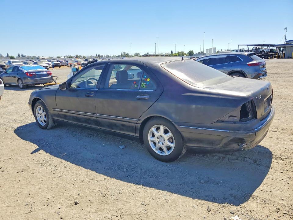 2002 Mercedes-benz S-klasse VIN WDBNG75J92A279732 COPART salvage auction — FRONT END, Ca - Salvage Certificate, sold $275 on 2026-07-21 (photo 2)