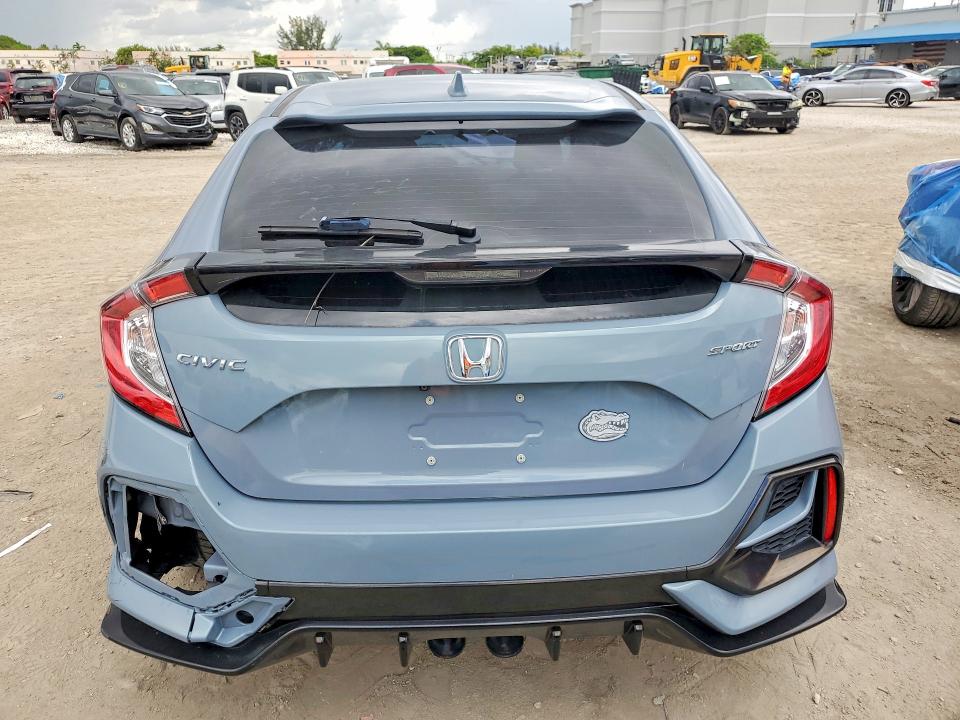 2020 Honda Civic VIN SHHFK7H45LU224888 COPART salvage auction — FRONT END, Fl - Certificate Of Destruction, sold $3,500 on 2026-07-27 (photo 6)