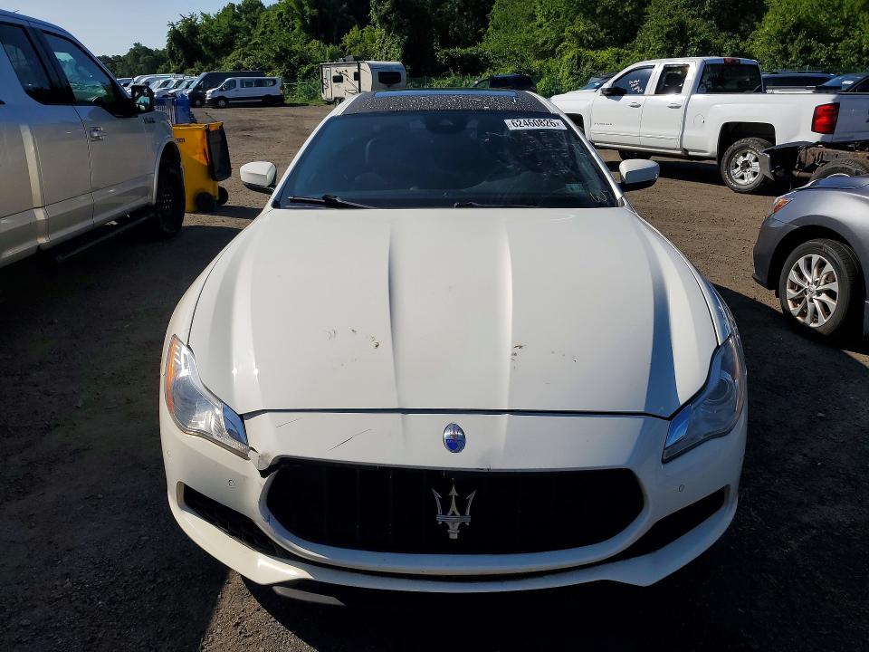 2017 Maserati Quattroporte VIN ZAM56RRA3H1206029 COPART salvage auction — FRONT END, WV - CERTIFICATE OF TITLE, sold $6,900 on 2026-07-27 (photo 5)