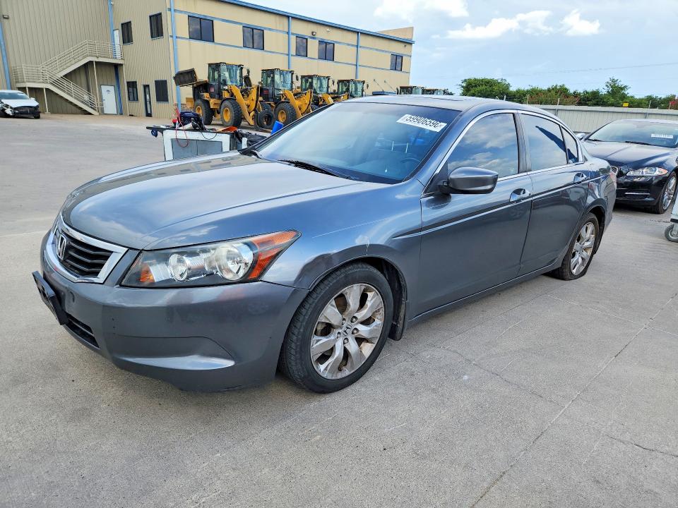 2008 Honda Accord VIN JHMCP268X8C026647 COPART salvage auction — FRONT END, TX - SALVAGE VEHICLE TITLE (P), sold $1,200 on 2026-07-16 (photo 1)