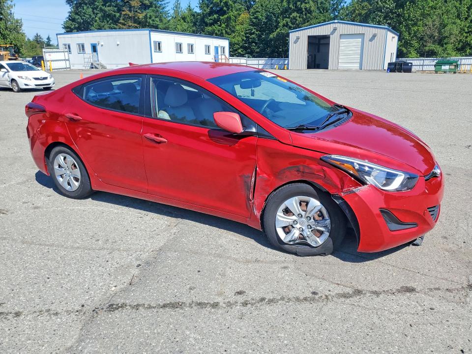 2016 Hyundai Elantra VIN KMHDH4AE1GU526566 COPART salvage auction — FRONT END, Wa - Bill Of Sale, sold $450 on 2026-07-27 (photo 4)