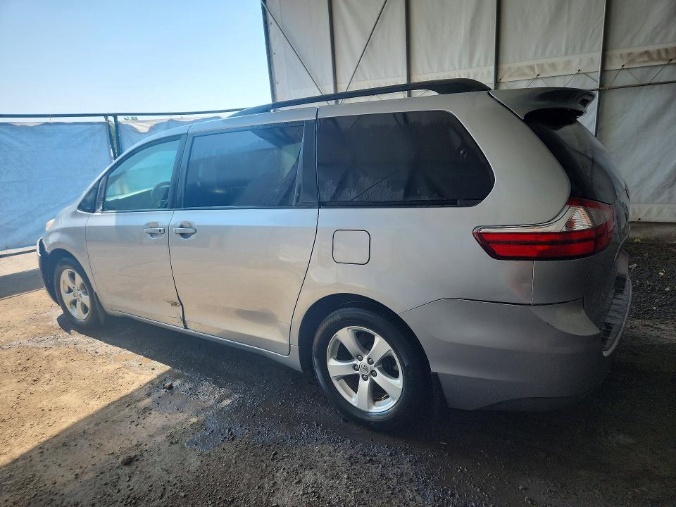 2017 Toyota Sienna VIN 5TDKZ3DC8HS863657 COPART salvage auction — MECHANICAL, ON - PERMIT NO BRAND - UNFIT (P), sold $1,950 on 2026-07-29 (photo 2)