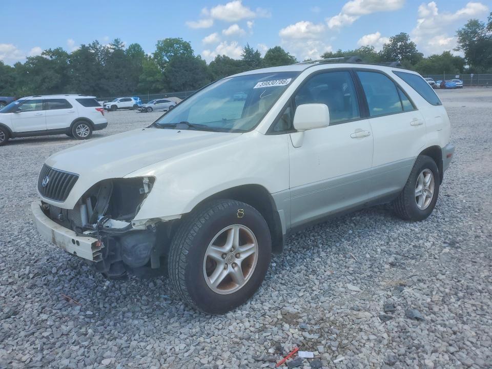 2001 Lexus Rx VIN JTJHF10U910166381 COPART salvage auction — FRONT END, Tn - Salvage Certificate, sold $175 on 2026-07-30 (photo 1)