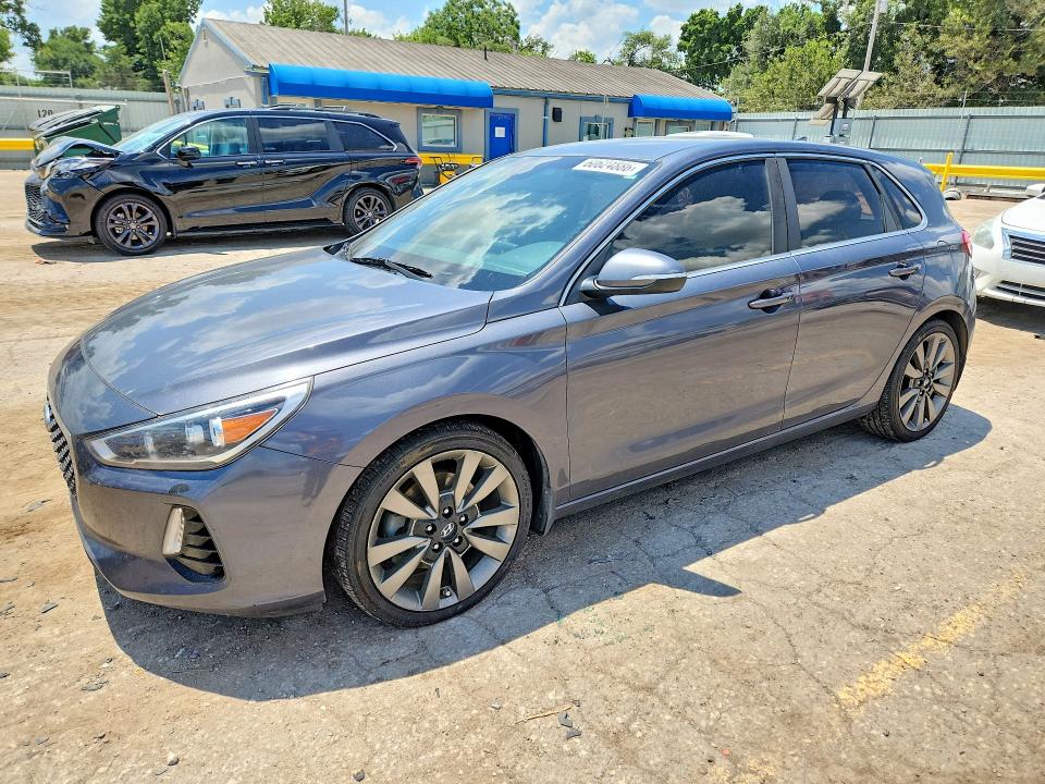 2018 Hyundai Elantra VIN KMHH55LC6JU039429 COPART salvage auction — WATER/FLOOD, MT - CERTIFICATE OF TITLE, sold $1,925 on 2026-08-02 (photo 1)