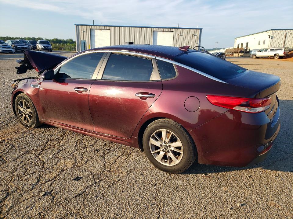 2016 Kia Optima VIN 5XXGT4L3XGG084078 COPART salvage auction — FRONT END, Va - Cert Of Title - Salvage, sold $600 on 2026-07-31 (photo 2)