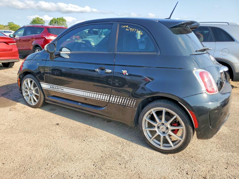 2012 Fiat 500 VIN 3C3CFFFH9CT185933 COPART salvage auction — MECHANICAL, Il - Certificate Of Title, sold $350 on 2026-08-03 (photo 2)