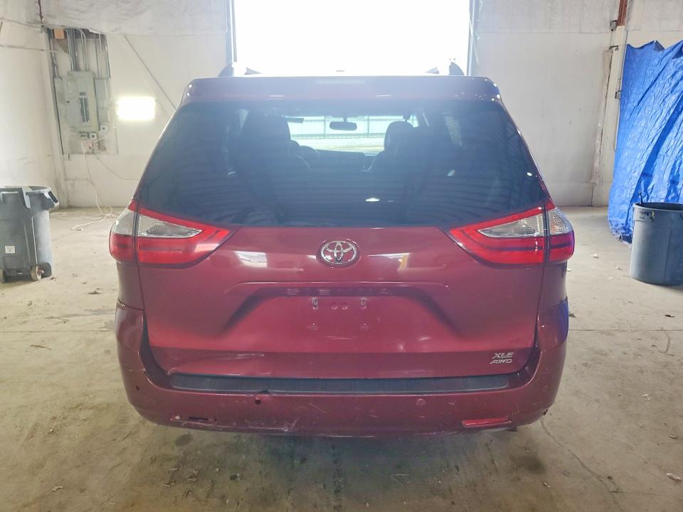 2017 Toyota Sienna VIN 5TDDZ3DC2HS173332 COPART salvage auction — MINOR DENT/SCRATCHES, Va - Certificate Of Title, sold $6,300 on 2026-07-27 (photo 6)