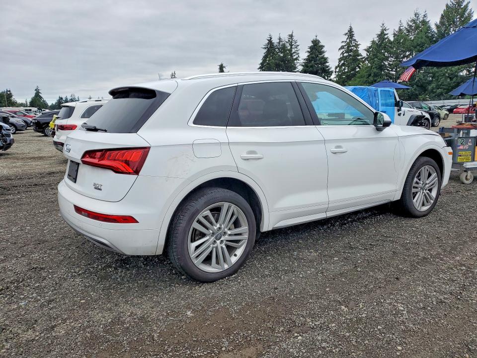 2018 Audi Q5 VIN WA1BNAFY7J2028892 COPART salvage auction — FRONT END, Wa - Bill Of Sale, sold $925 on 2026-07-24 (photo 3)