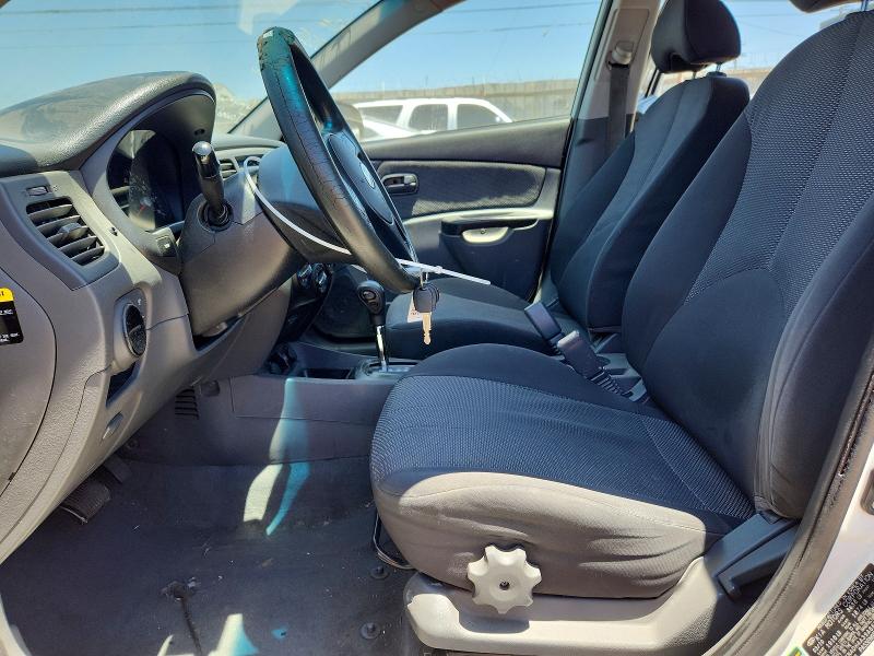 2010 Kia Rio VIN KNADH4A39A6692121 COPART salvage auction — REAR END, Ca - Salvage Certificate, sold $625 on 2026-07-16 (photo 7)