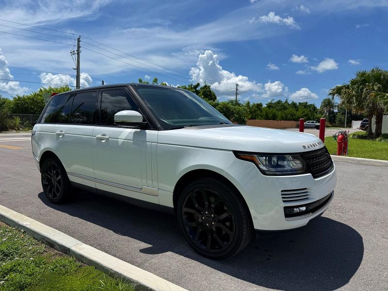 2015 Land rover RANGE ROVER VIN SALGS2TFXFA200867 COPART salvage auction — NORMAL WEAR, Fl - Certificate Of Title (P), sold $4,450 on 2026-09-08 (photo 1)