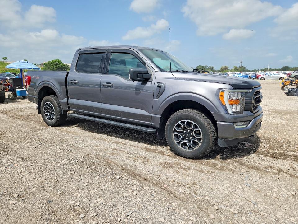 2022 Ford F-150 VIN 1FTFW1E81NFA85142 COPART salvage auction — MECHANICAL, Pa - Cert Of Salvage-W=Flood Veh, sold $13,100 on 2026-07-28 (photo 4)