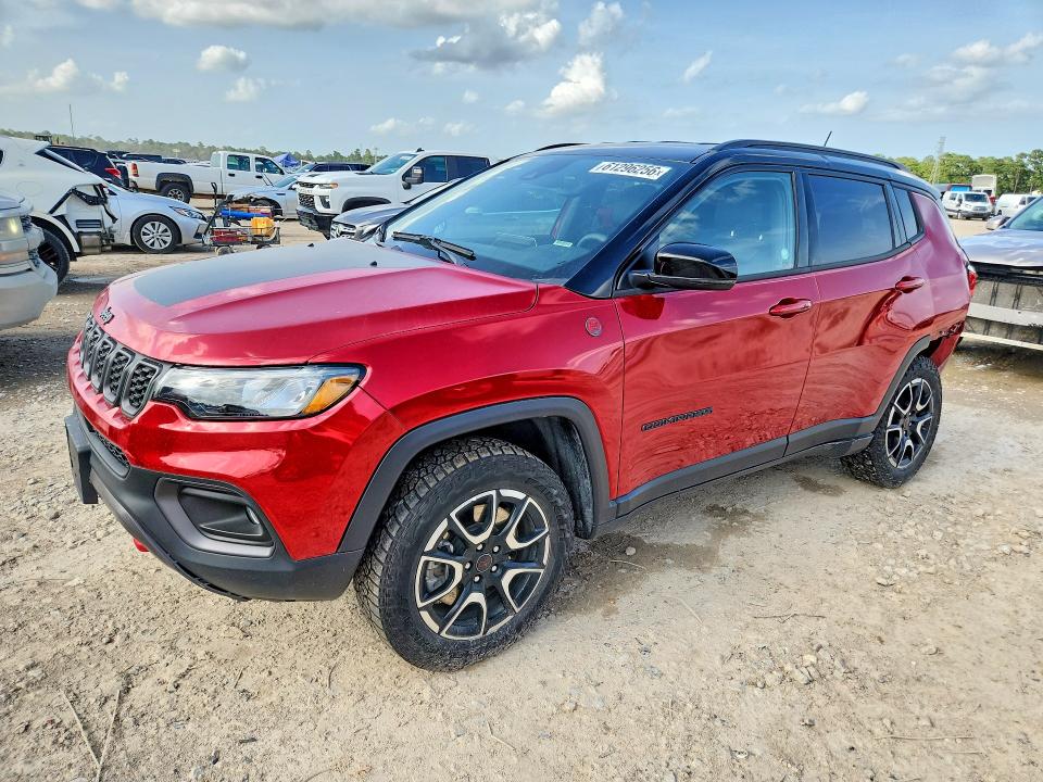 2025 Jeep Compass VIN 3C4NJDDN5ST581792 COPART salvage auction — REAR END, Tx - Salvage Vehicle Title, sold $8,900 on 2026-07-31 (photo 1)