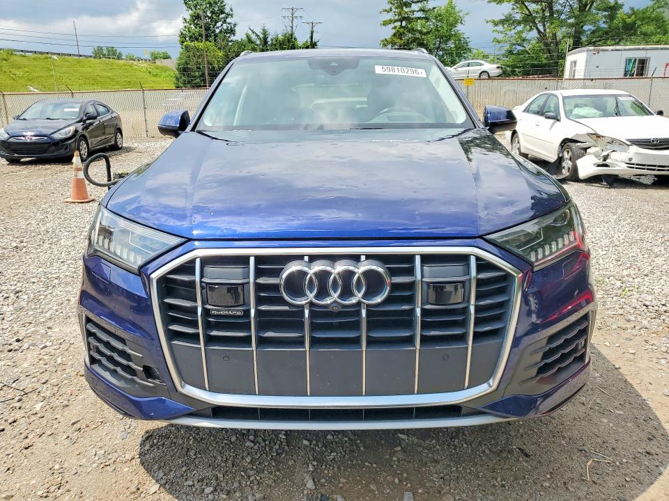 2022 Audi Q7 VIN WA1VXBF76ND006025 COPART salvage auction — HAIL, Oh - Cert Of Title-Salvage, sold $14,700 on 2026-07-15 (photo 5)