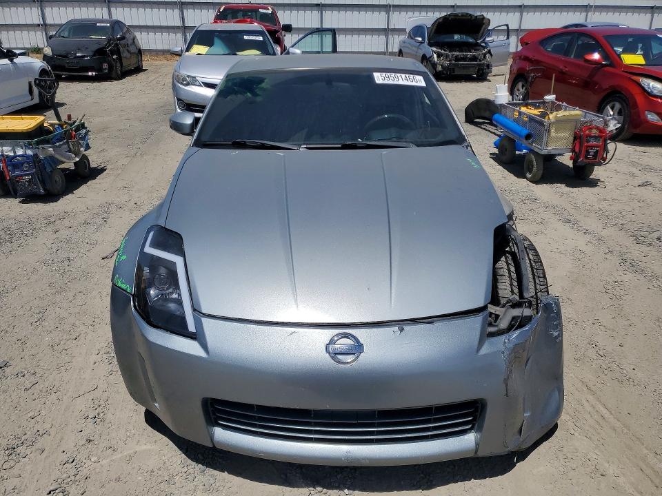 2004 Nissan 350z VIN JN1AZ34E34T063375 COPART salvage auction — FRONT END, CA - SALVAGE CERTIFICATE, sold $1,900 on 2026-07-28 (photo 5)