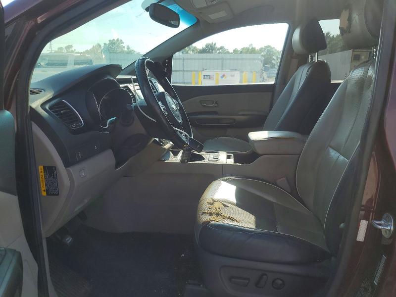 2016 Kia SEDONA VIN KNDMB5C18G6216392 COPART salvage auction — FRONT END, Tx - Salvage Vehicle Title, sold $725 on 2026-07-20 (photo 7)