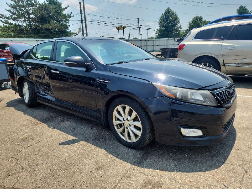 2015 Kia Optima VIN 5XXGN4A7XFG355154 COPART salvage auction — REAR END, OH - CERT OF TITLE-SALVAGE, sold $350 on 2026-07-22 (photo 4)