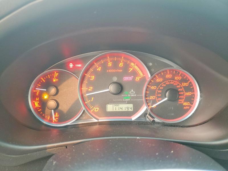2012 Subaru Wrx VIN JF1GV8J68CL013976 COPART salvage auction — FRONT END, Pa - Certificate Of Salvage, sold $2,100 on 2026-07-28 (photo 9)