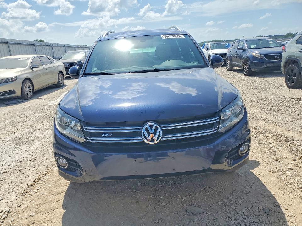 2016 Volkswagen Tiguan VIN WVGBV7AX4GW060123 COPART salvage auction — MINOR DENT/SCRATCHES, Ks - Dealer Only Clean Title, sold $3,400 on 2026-07-09 (photo 5)