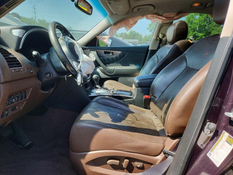 2010 Infiniti Fx VIN JN8AS1MW7AM856364 COPART salvage auction — FRONT END, Md - Cert Of Salvage > 75% Damage, sold $400 on 2026-07-17 (photo 7)