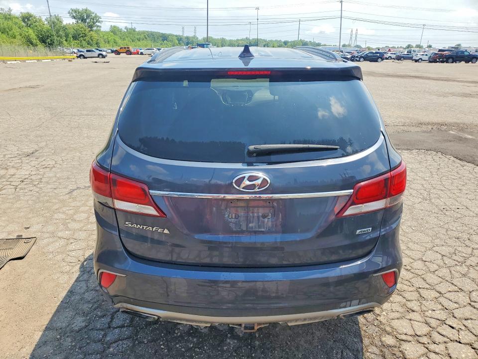 2017 Hyundai Santa fe VIN KM8SMDHF8HU231208 COPART salvage auction — FRONT END, Mi - Dealer Only Clean Title, sold $1,400 on 2026-07-28 (photo 6)