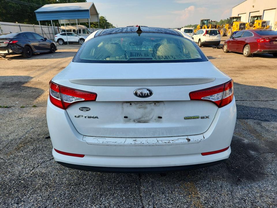 2013 Kia Optima VIN KNAGM4AD2D5041974 COPART salvage auction — FRONT END, Fl - Cert Of Title Slvg Rebuildable, sold $250 on 2026-07-13 (photo 6)