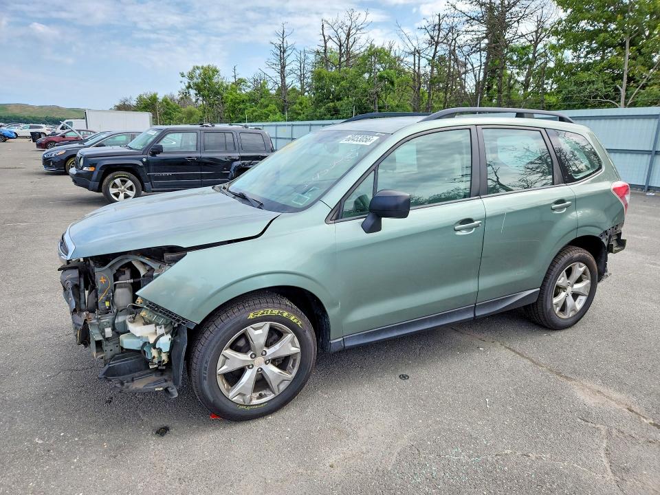 2015 Subaru Forester VIN JF2SJABC4FH582456 COPART salvage auction — REAR END, Ny - Mv-907A Salvage Certificate, sold $80 on 2026-07-29 (photo 1)