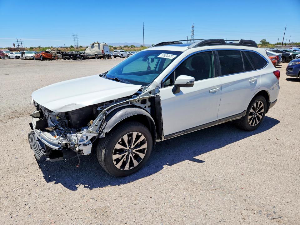2017 Subaru Outback VIN 4S4BSENC1H3396156 COPART salvage auction — FRONT END, Az - Cert Of Title - Salvage, sold $4,300 on 2026-07-31 (photo 1)