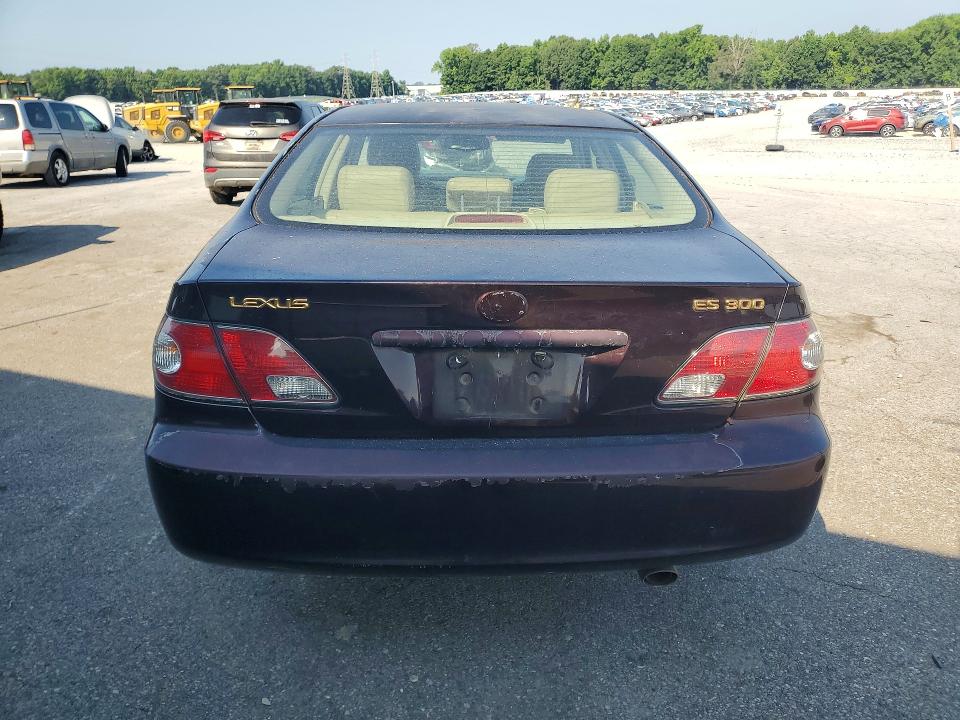 2003 Lexus Es 300 VIN JTHBF30G036015166 COPART salvage auction — FRONT END, Tn - Salvage Certificate, sold $175 on 2026-07-23 (photo 6)