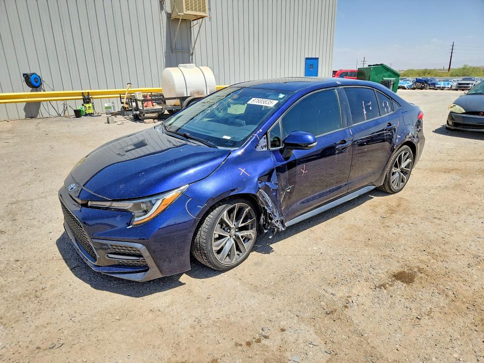 2020 Toyota Corolla VIN JTDP4RCE0LJ009780 COPART salvage auction — FRONT END, AZ - CERT OF TITLE - SALVAGE, sold $450 on 2026-07-24 (photo 1)