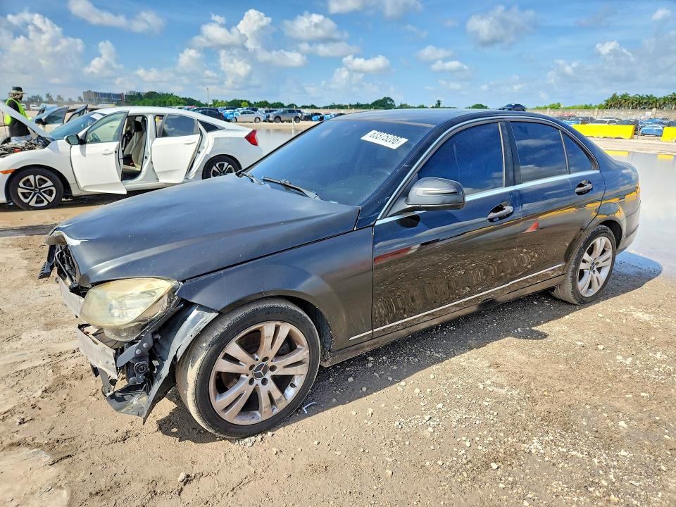 2009 Mercedes-benz C class VIN WDDGF54X29R046395 COPART salvage auction — FRONT END, Fl - Certificate Of Title, sold $325 on 2026-08-05 (photo 1)
