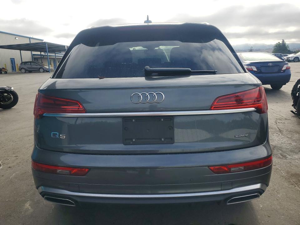 2021 Audi Q5 VIN WA1E2AFY8M2035683 COPART salvage auction — FRONT END, CA - SALVAGE CERTIFICATE, sold $17,200 on 2026-07-21 (photo 6)