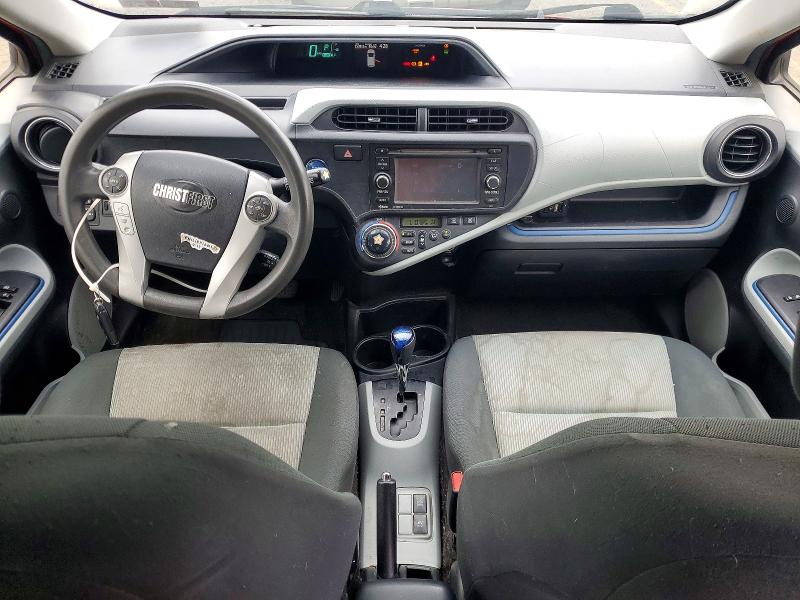 2012 Toyota Prius c VIN JTDKDTB30C1010256 COPART salvage auction — REAR END, Salvage Title, sold $175 on 2026-07-21 (photo 8)