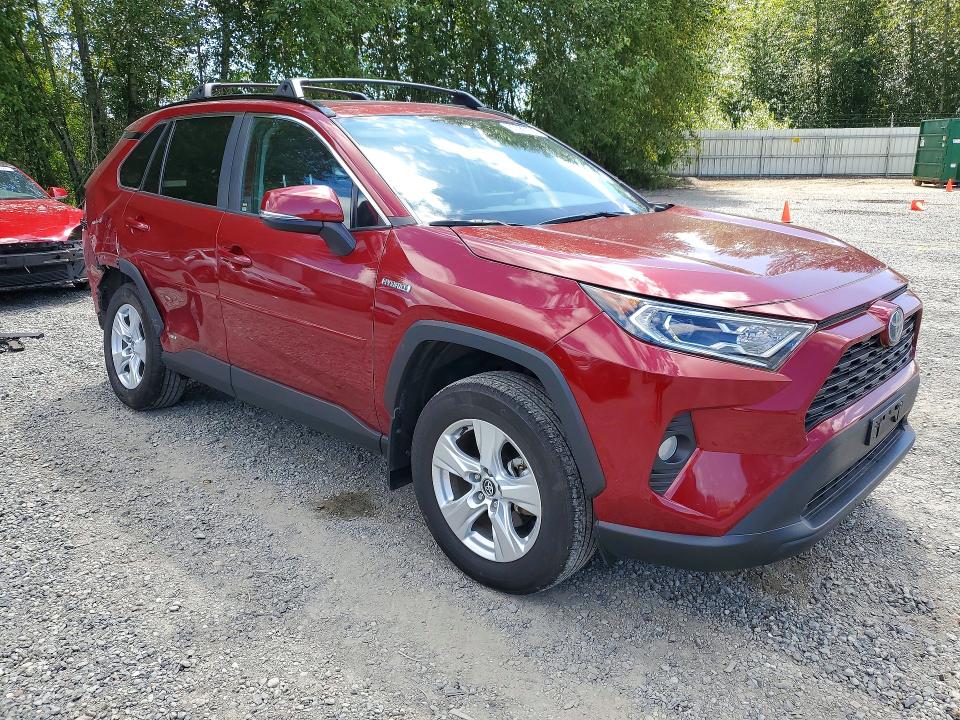 2020 Toyota Rav4 hybrid VIN 2T3RWRFV2LW079054 COPART salvage auction — REAR END, WA - BILL OF SALE, sold $14,200 on 2026-07-13 (photo 4)