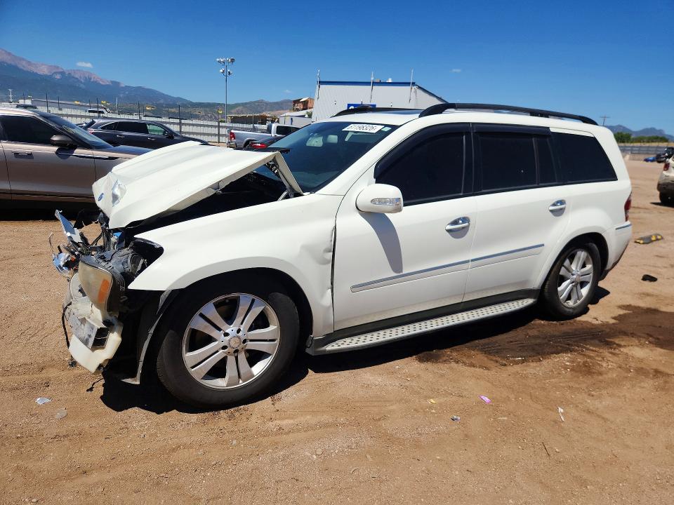 2008 Mercedes-benz Gl-class VIN 4JGBF71E48A387342 COPART salvage auction — FRONT END, CO - DIS/DLR/EXP ONLY CLEAN TITLE, sold $275 on 2026-07-22 (photo 1)