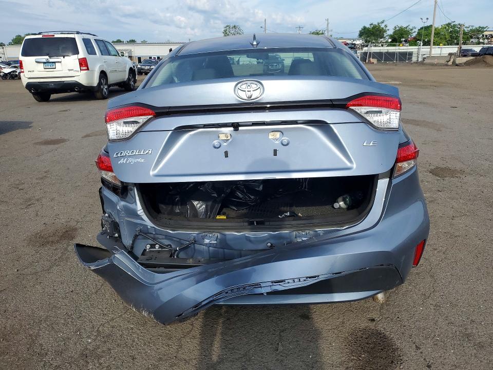 2022 Toyota Corolla VIN 5YFVPMAE5NP374801 COPART salvage auction — SIDE, CT - CERT OF TITLE-SALVAGE, sold $475 on 2026-07-24 (photo 6)