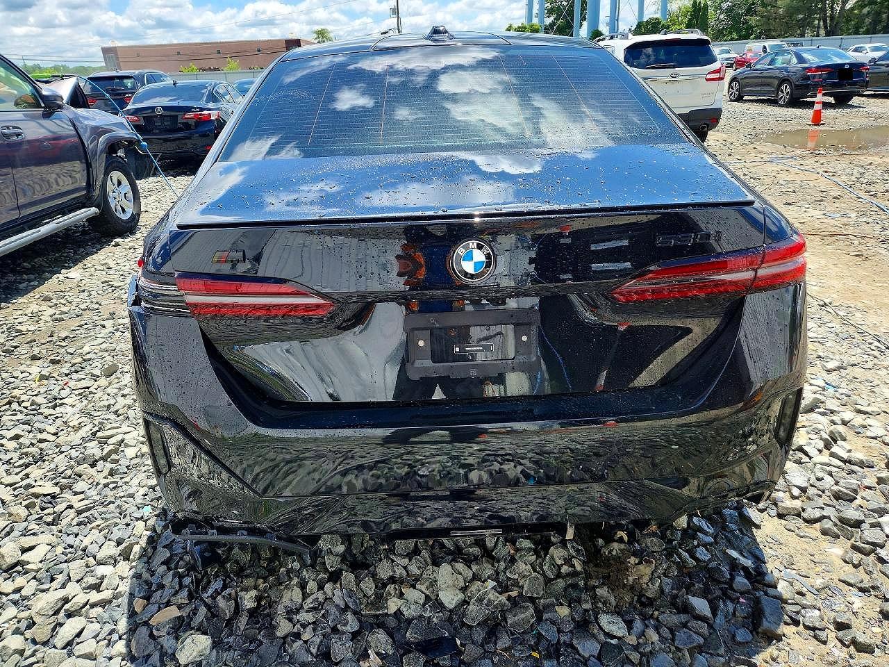 2024 BMW 5 Series VIN WBA53FJ09RCT07531 COPART salvage auction — Front End, NJ - CERT OF TITLE-SALVAGE, sold $26,750 on 2026-08-19 (photo 6)