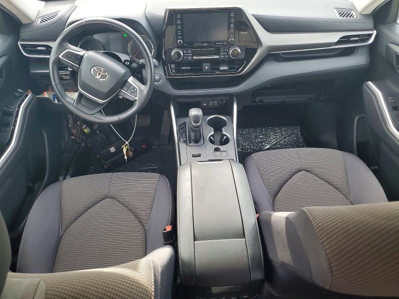 2022 Toyota Highlander VIN 5TDZZRAH1NS141430 COPART salvage auction — MECHANICAL, Fl - Certificate Of Destruction, sold $6,600 on 2026-07-29 (photo 8)