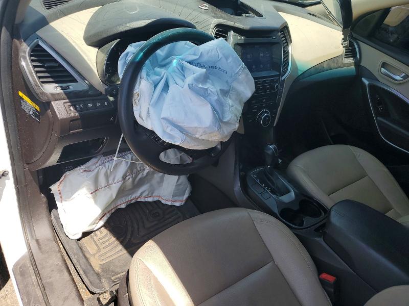 2017 Hyundai Santa fe VIN 5XYZUDLB1HG387437 COPART salvage auction — FRONT END, Ct - Cert Of Title-Salvage, sold $1,100 on 2026-07-14 (photo 8)