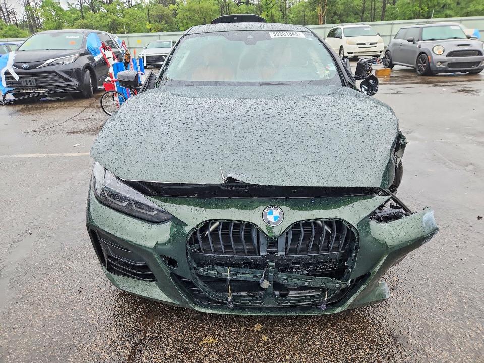 2022 BMW M4 VIN WBA13AR00NCH97814 COPART salvage auction — SIDE, Ny - Mv-907A Salvage Certificate, sold $7,000 on 2026-07-27 (photo 5)